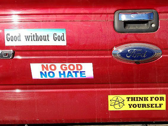 atheist truck